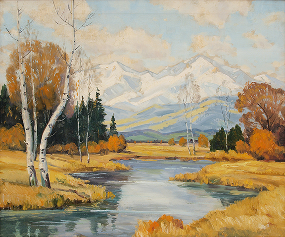 alt Untitled (Colorado Mountains & Stream in Autumn)