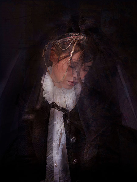 ASTRID NUMBER ONE, Portrait of Àstrid Bergès-Frisbey C-print by artist Simon Procter